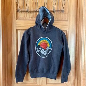 Prairie Mountain Grand Canyon NP Grey Hooded Sweatshirt Size 14-16